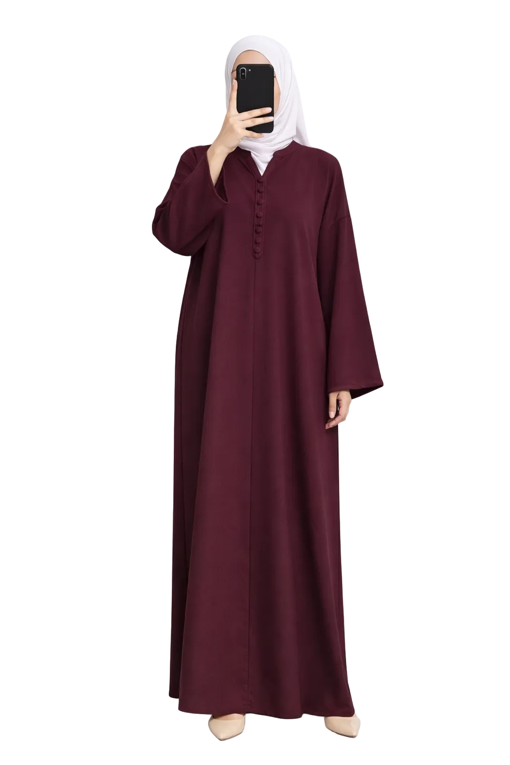 Abaya fluide