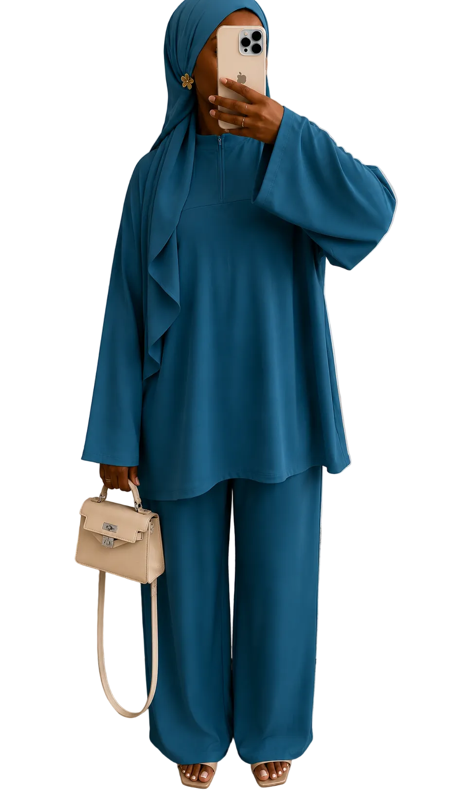 Burkini Aya 3 pièces zip II canard