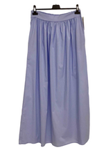 Jupe Longue Plissée coton - bleu 💙