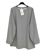 Teeshirt Uni Oversize Premium Coton gris 🩶
