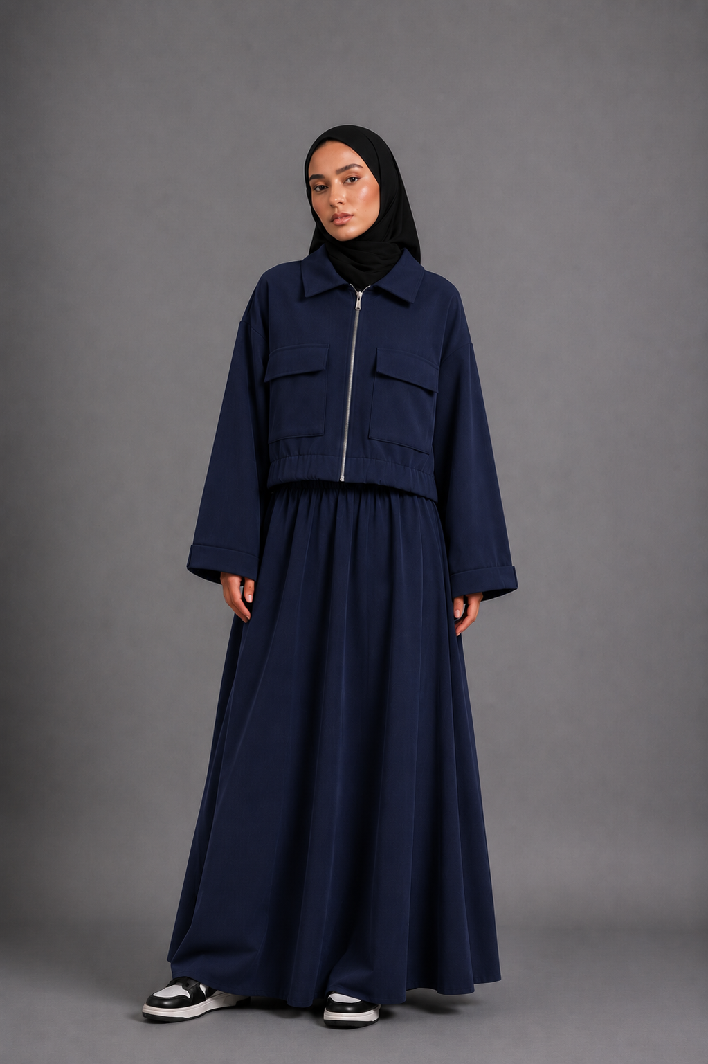 Ensemble Jupe effet jean