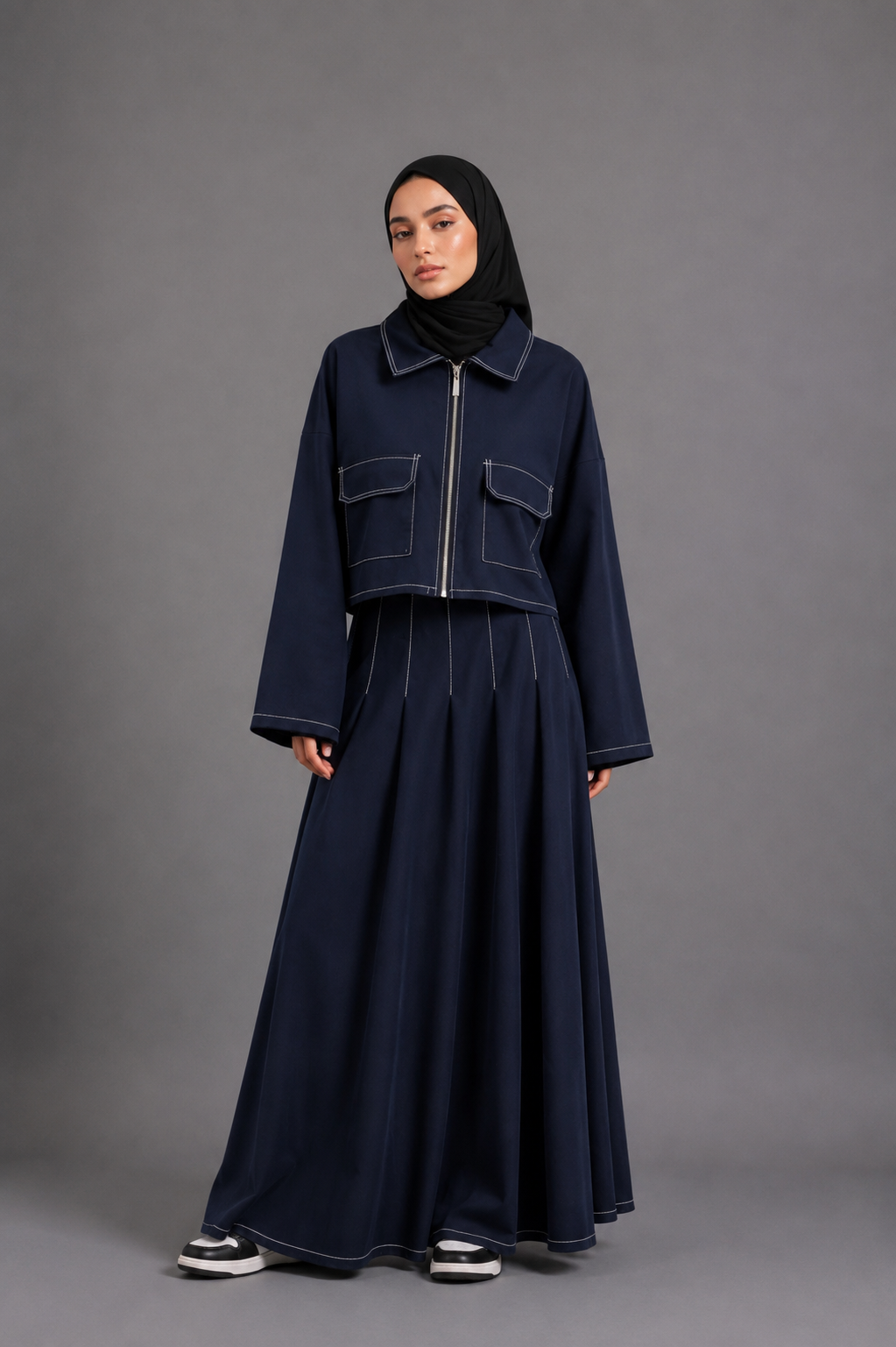 Ensemble Jupe effet jean