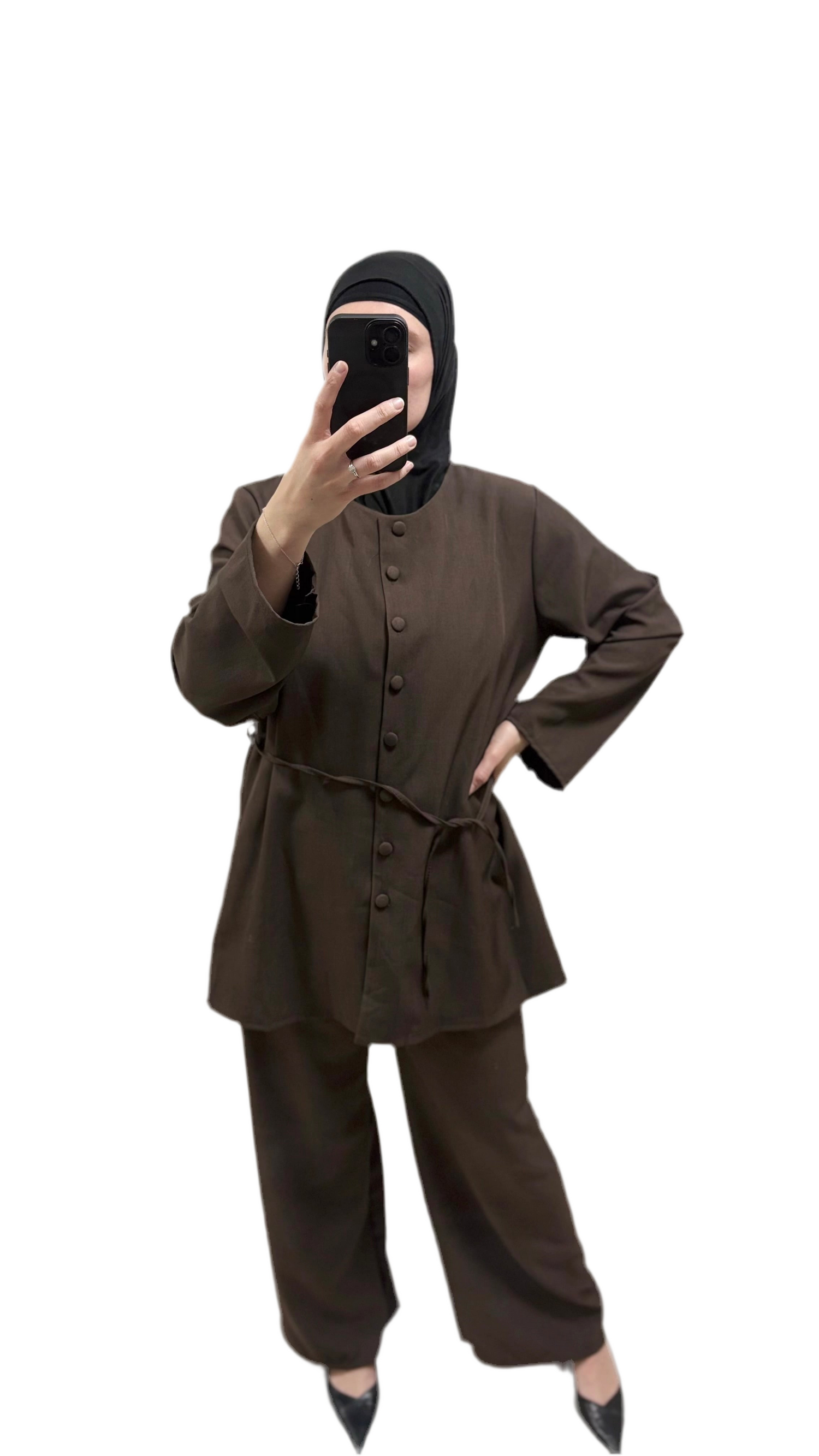 Ensemble Naïma marron 🤎