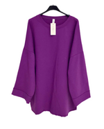 Teeshirt Uni Oversize Premium Coton violet 💜