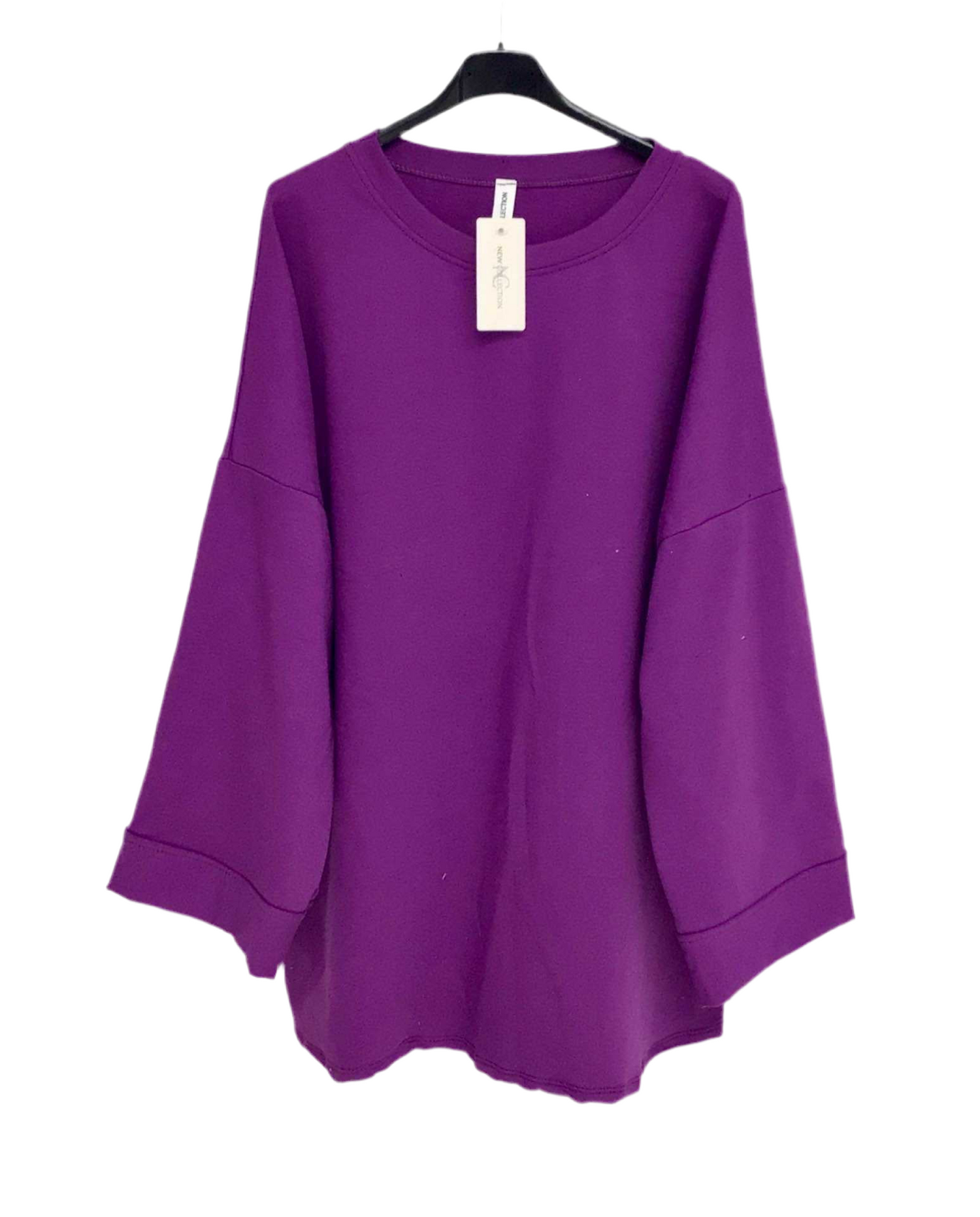 Teeshirt Uni Oversize Premium Coton violet 💜