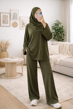 Burkini 3 pièces kaki