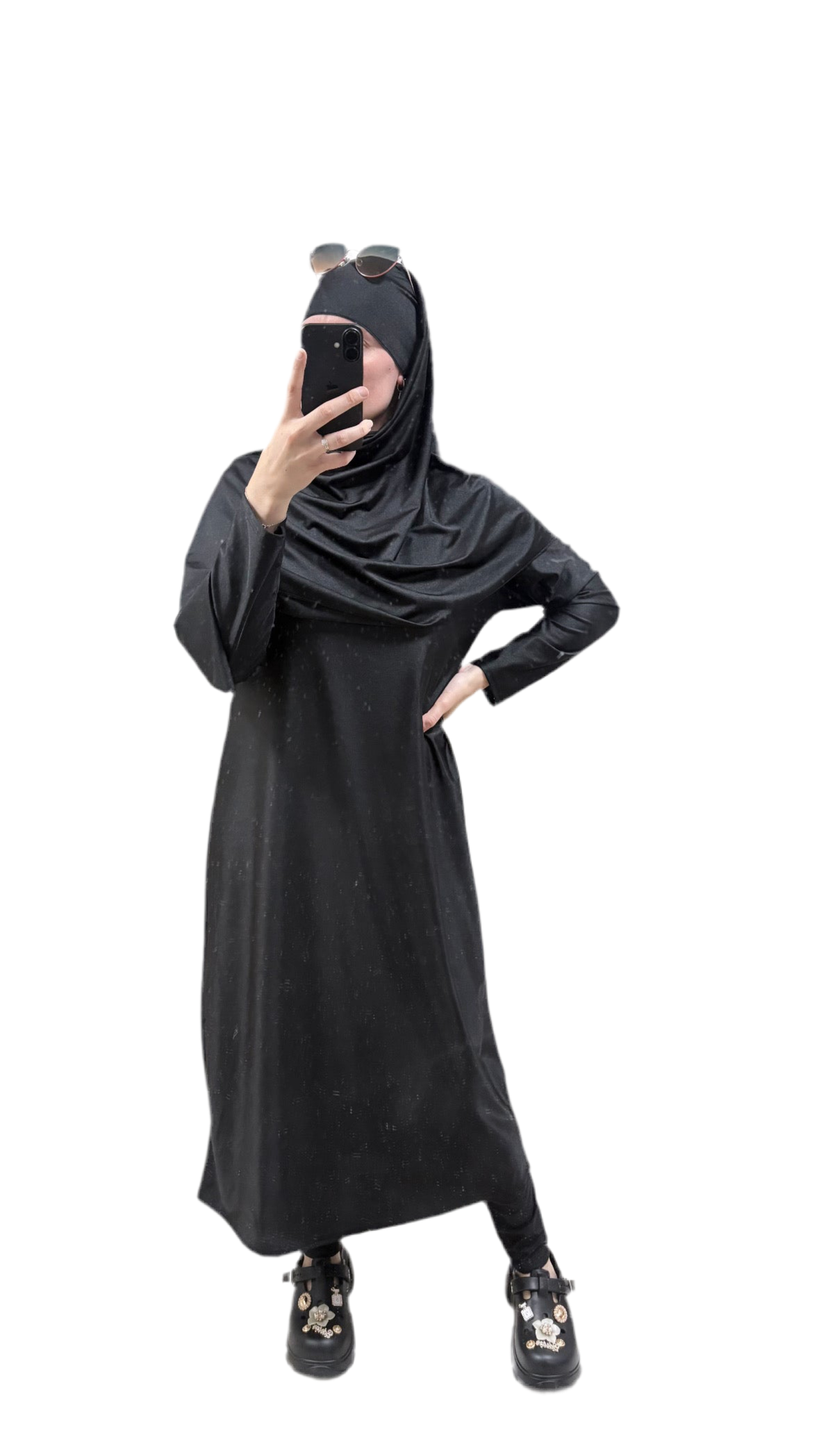 Burkini long 3 pièces noir 🖤