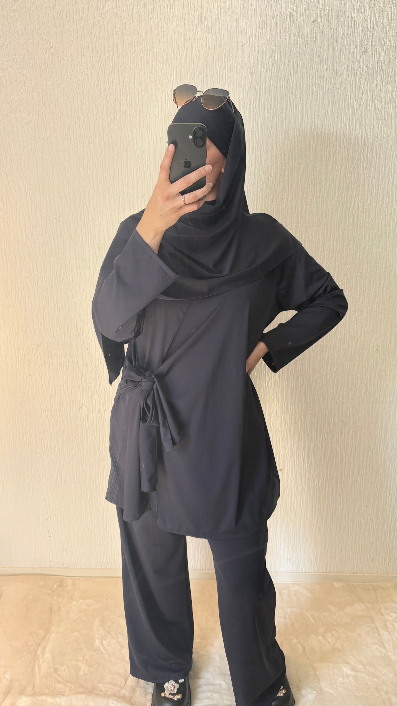 Burkini 3 pièces marine