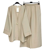 Ensemble Pantalon & Veste beige 🤎