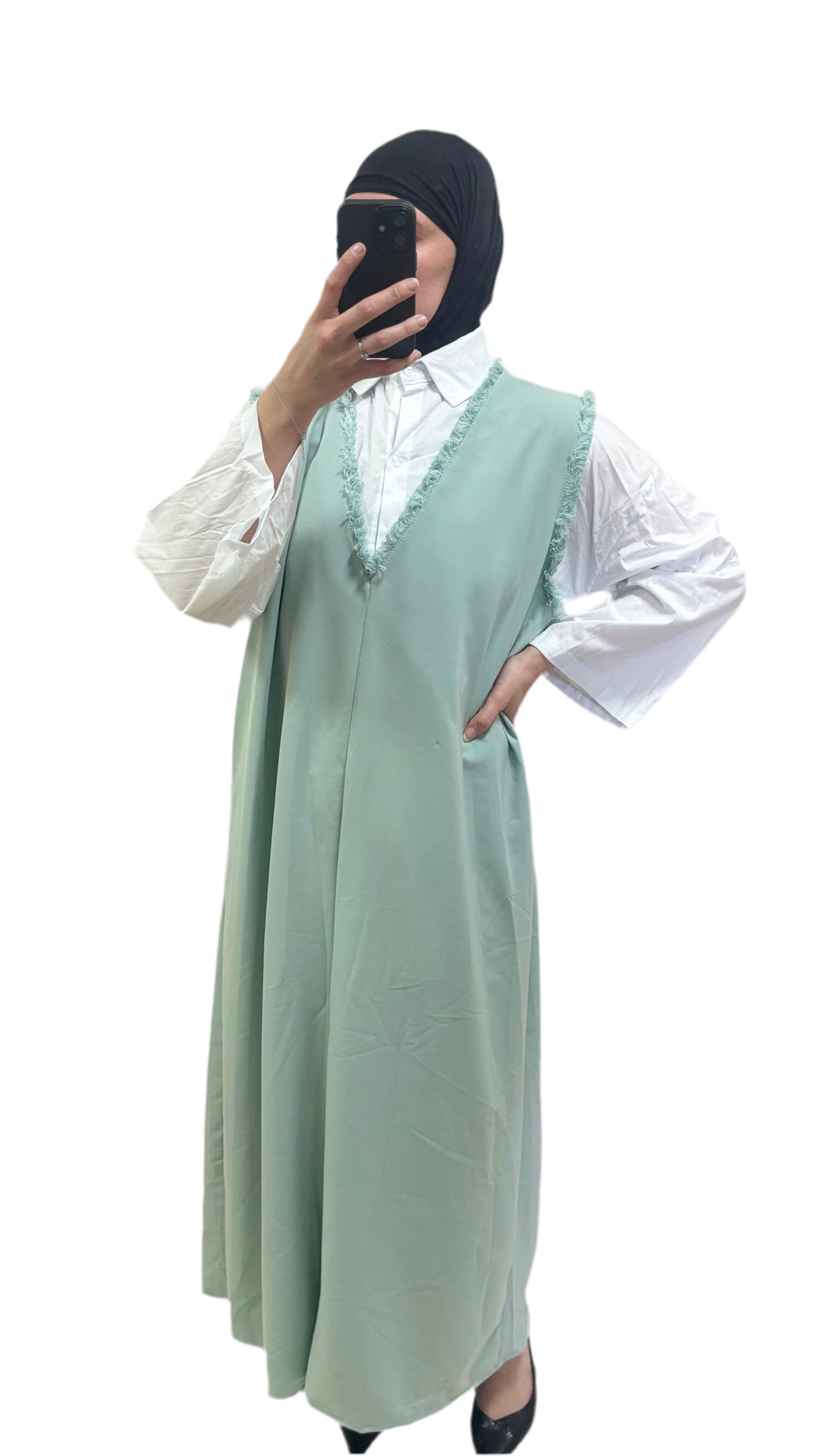 Abaya 2 pièces Tea 💚