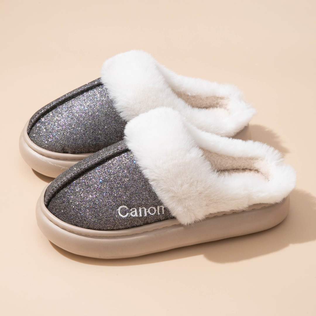 Chaussons paillettes