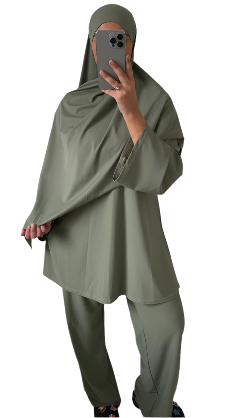Burkini 3 pièces kaki 💚