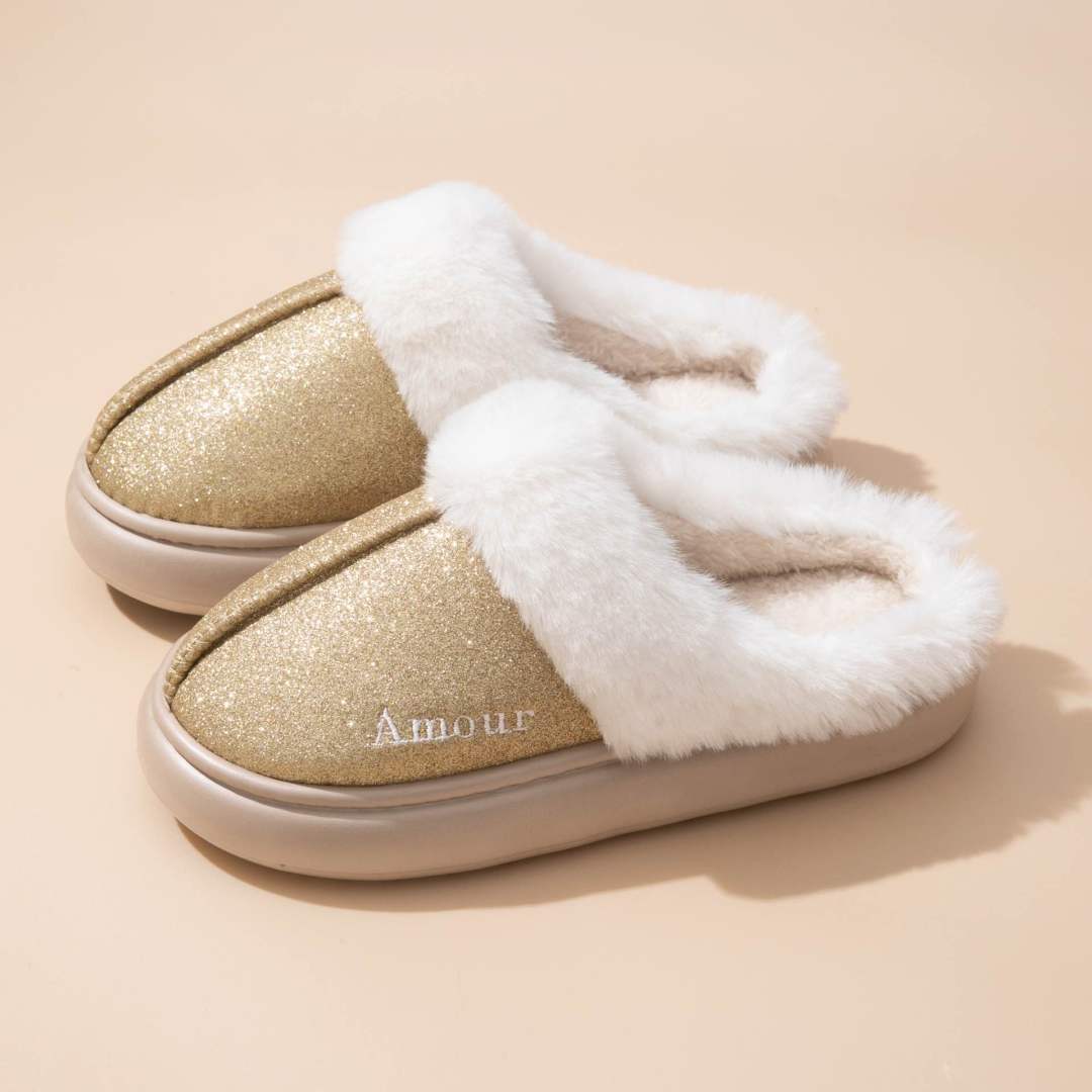 Chaussons paillettes