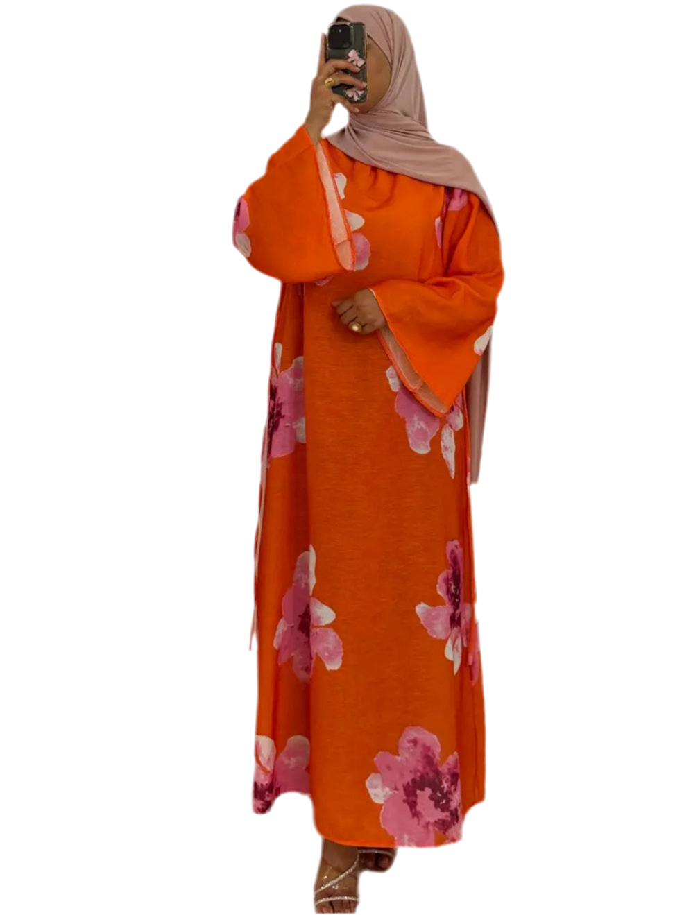 Robe fluide fleur 🧡