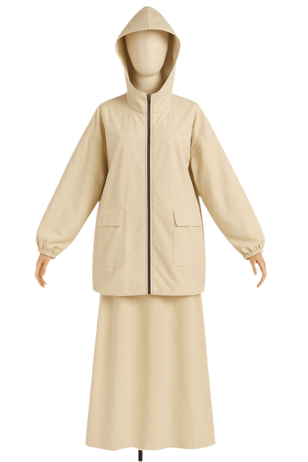 NEW : Ensemble Jupe Kway  imperméable oversize 🤎