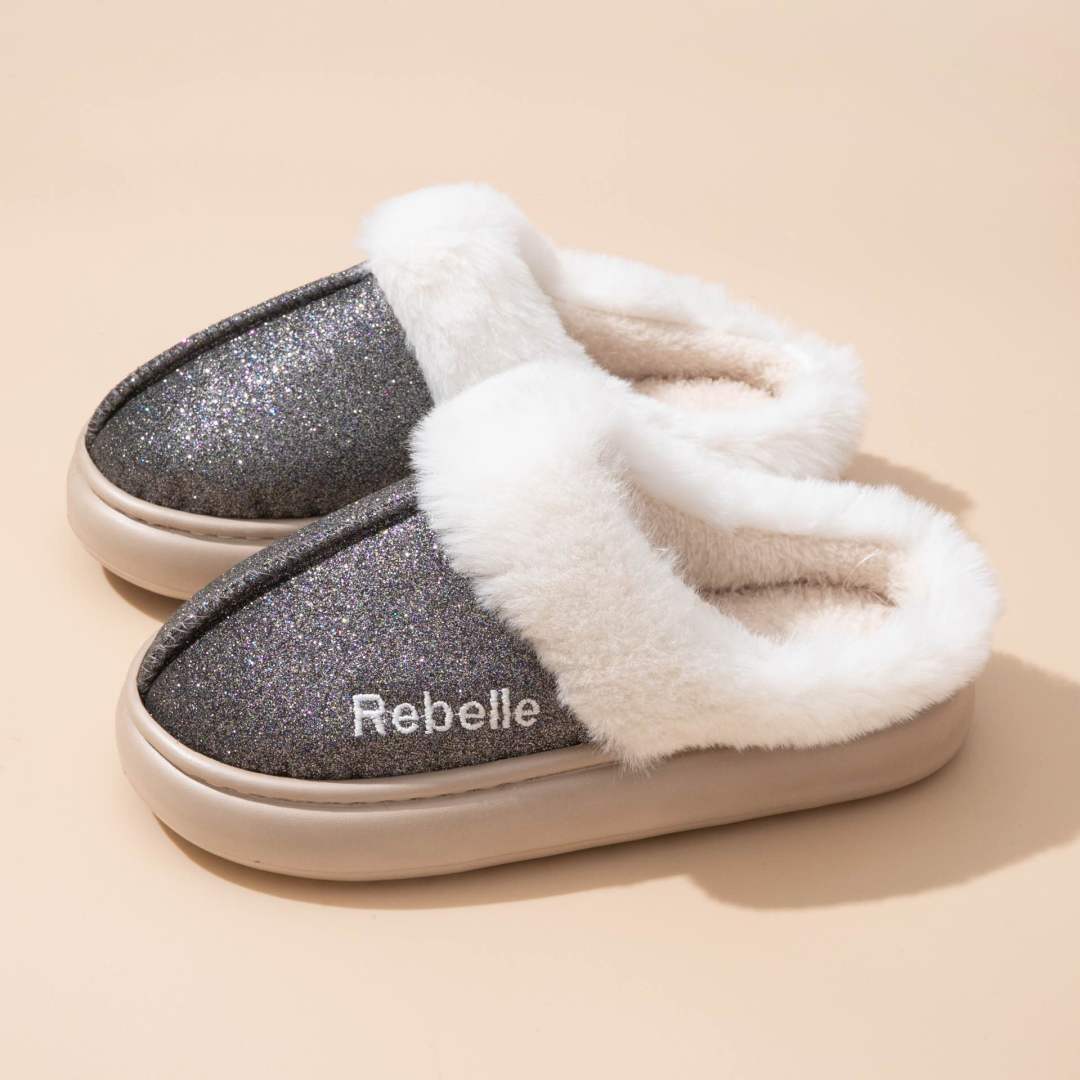 Chaussons paillettes