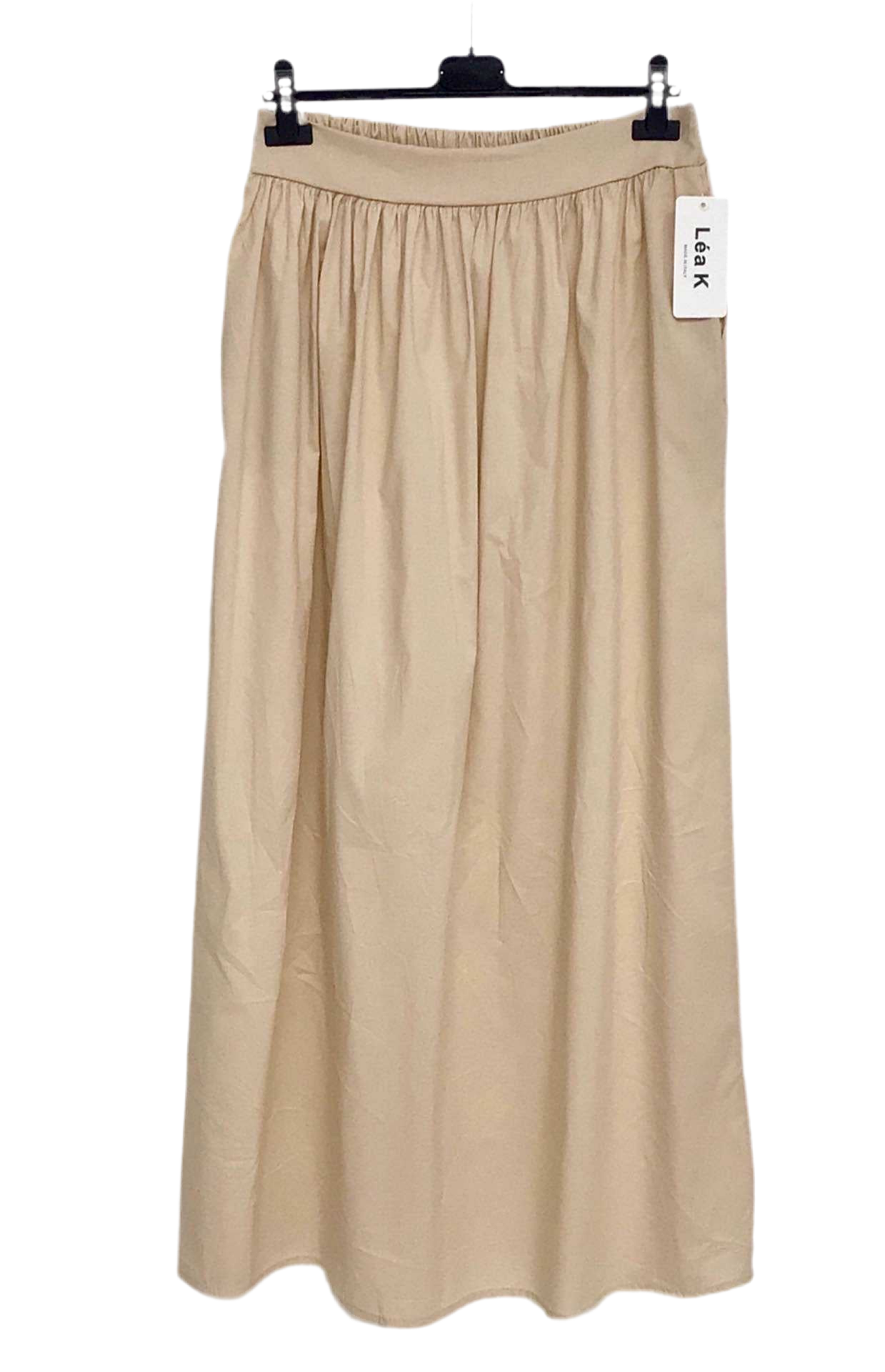 Jupe Longue Plissée coton - beige 🤎