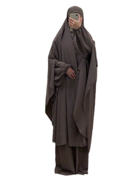 NEW : Set Abaya + Khimar cape 🤎