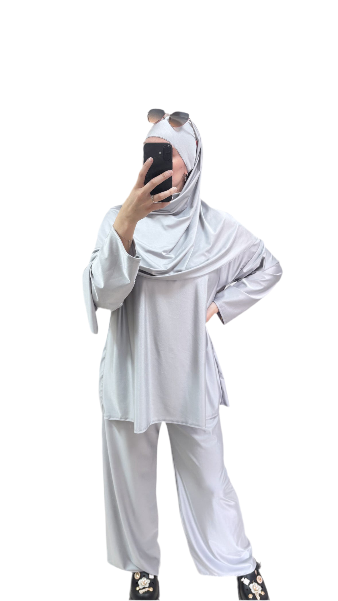 Burkini 3 pièces gris 🩶