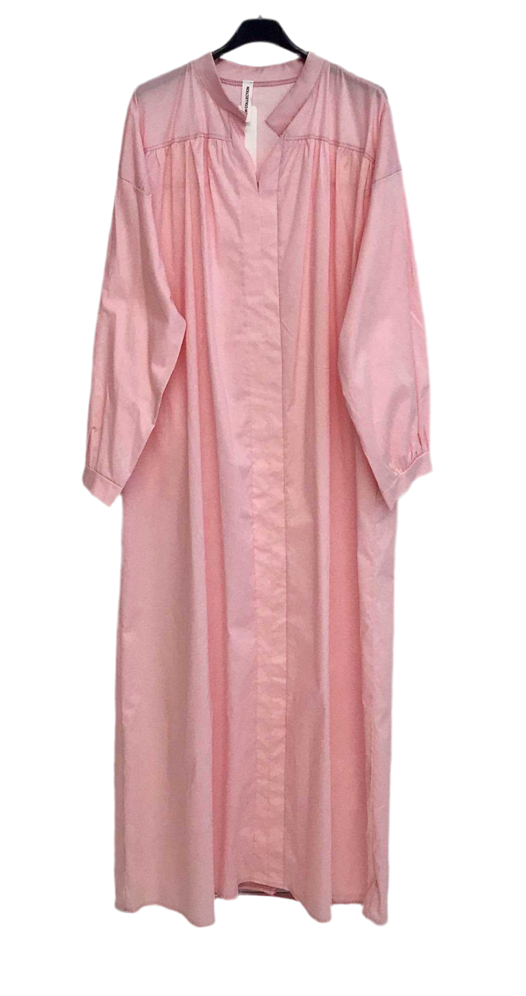 Robe Coton Oversize col V — 🩷