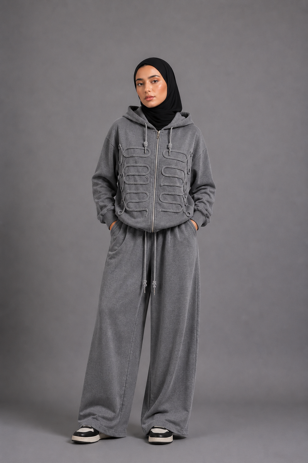 Ensemble jogging oversize