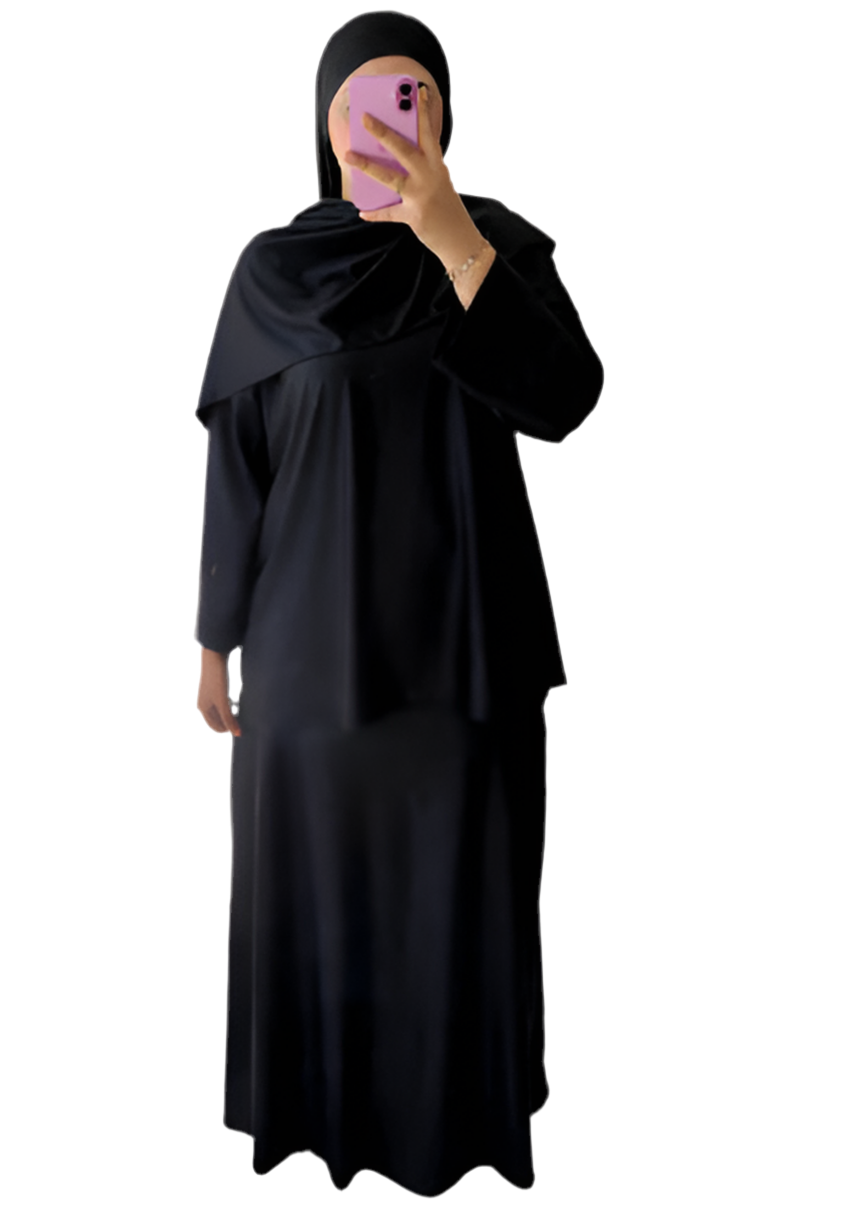 Burkini jupe avec legging 3 pièces noir 🖤