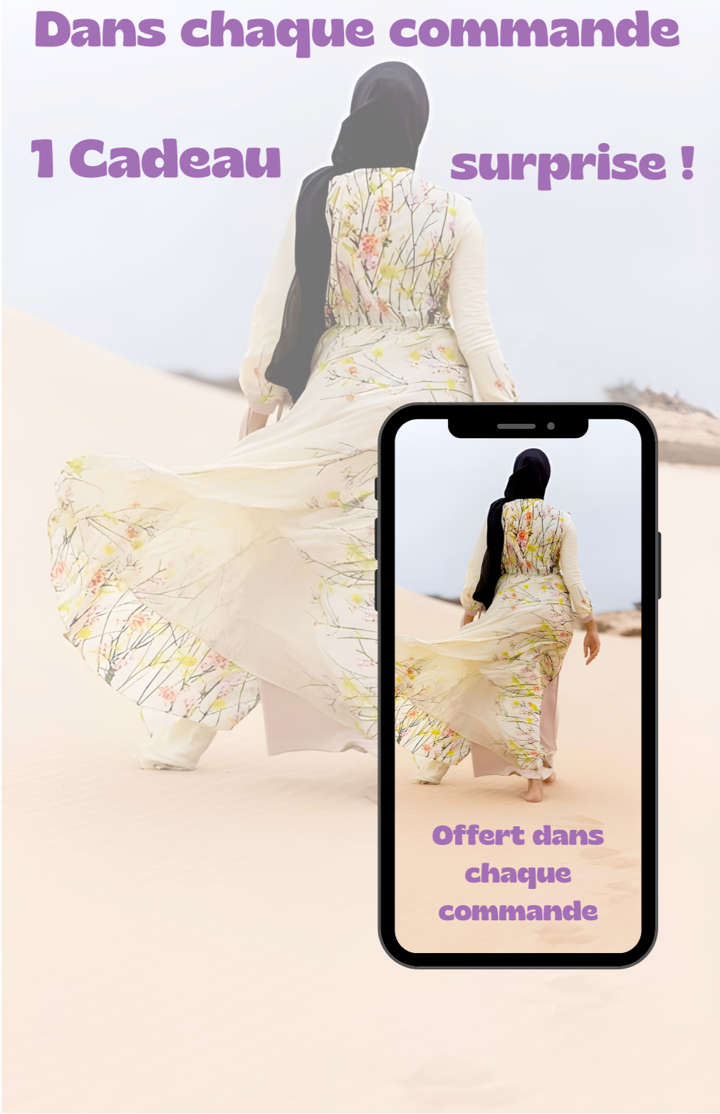 1 CADEAU OFFERT POUR CHAQUE COMMANDE