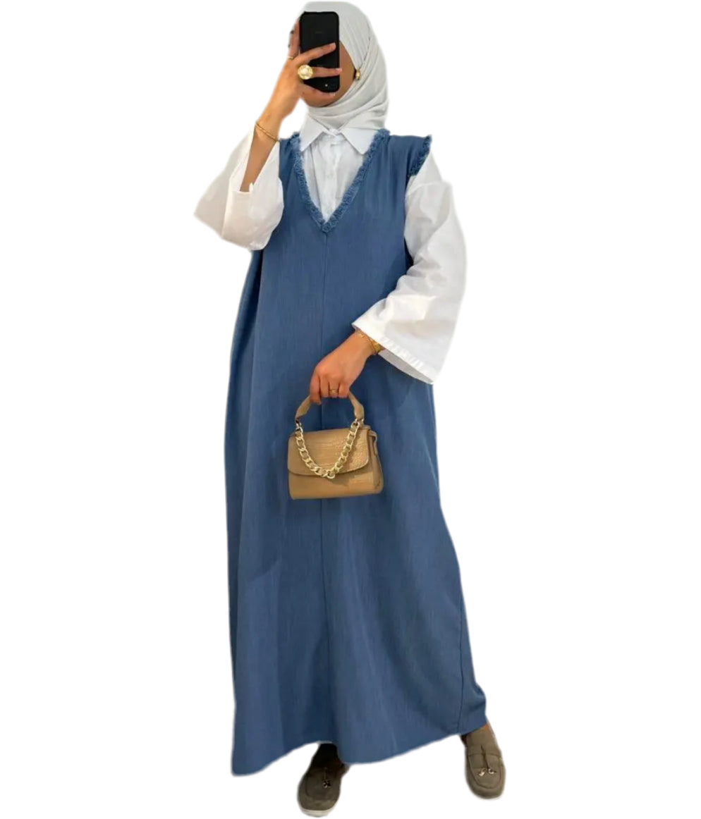 NEW : Robe 2 pièces Tea Jean foncé 💙