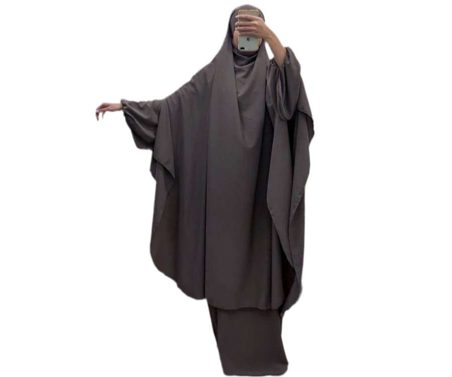 NEW : Set Abaya + Khimar cape 🤎