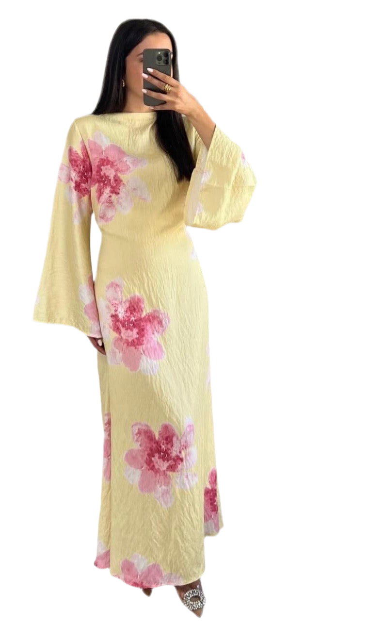 Robe fluide fleur 💛