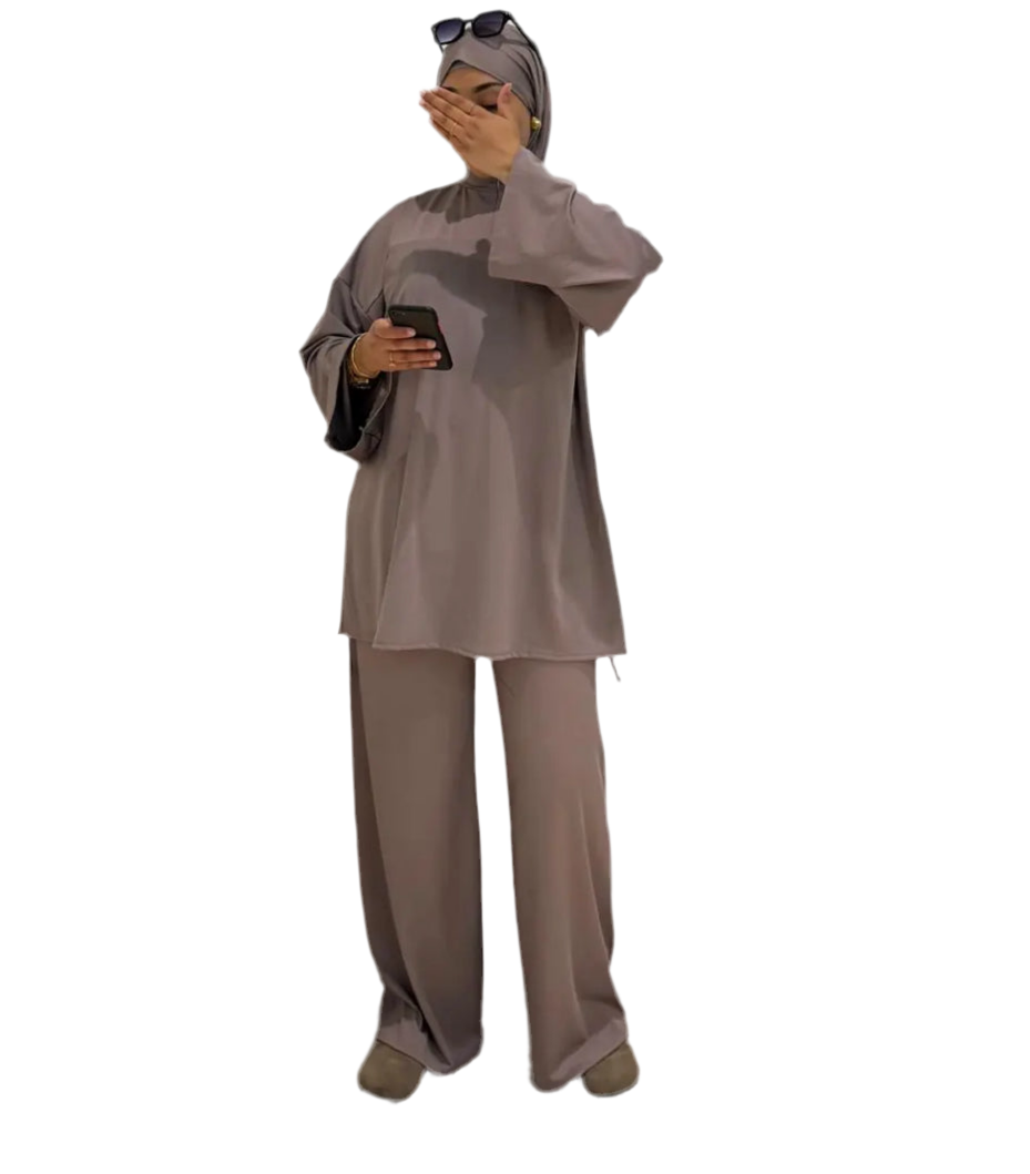 Burkini 3 pièces zip II 🤎
