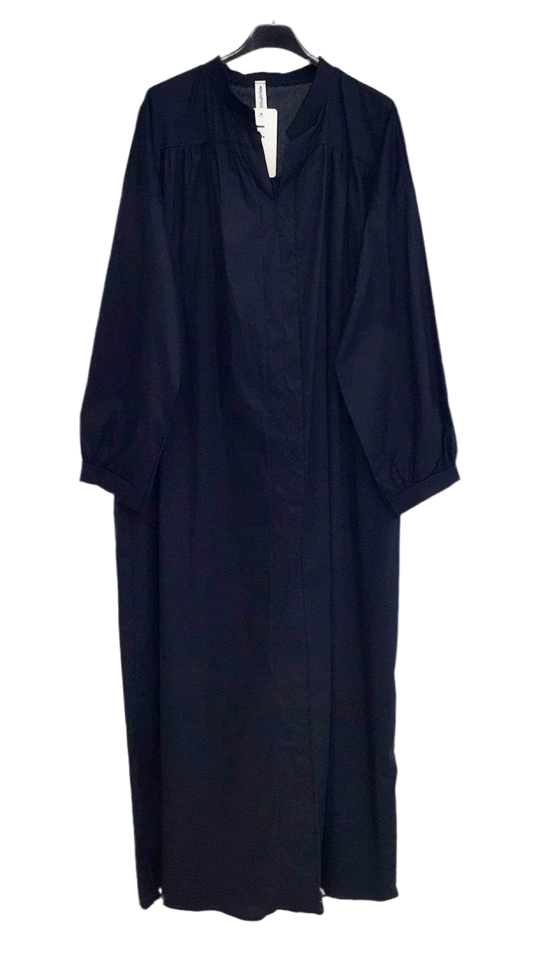 Robe Coton Oversize col V — bleu marine 💙
