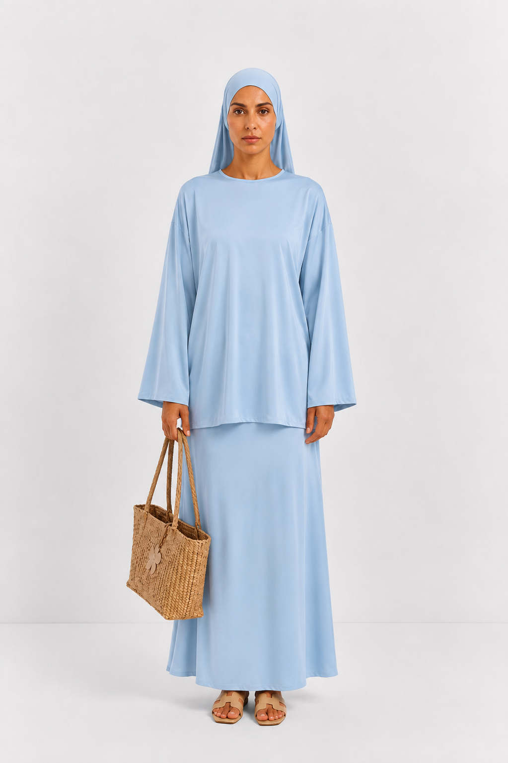 Burkini Doha jupe avec legging 3 pièces