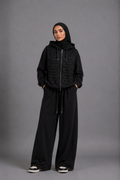 Ensemble jogging oversize noir