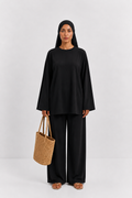 Burkini Yamina noir 3 pièces
