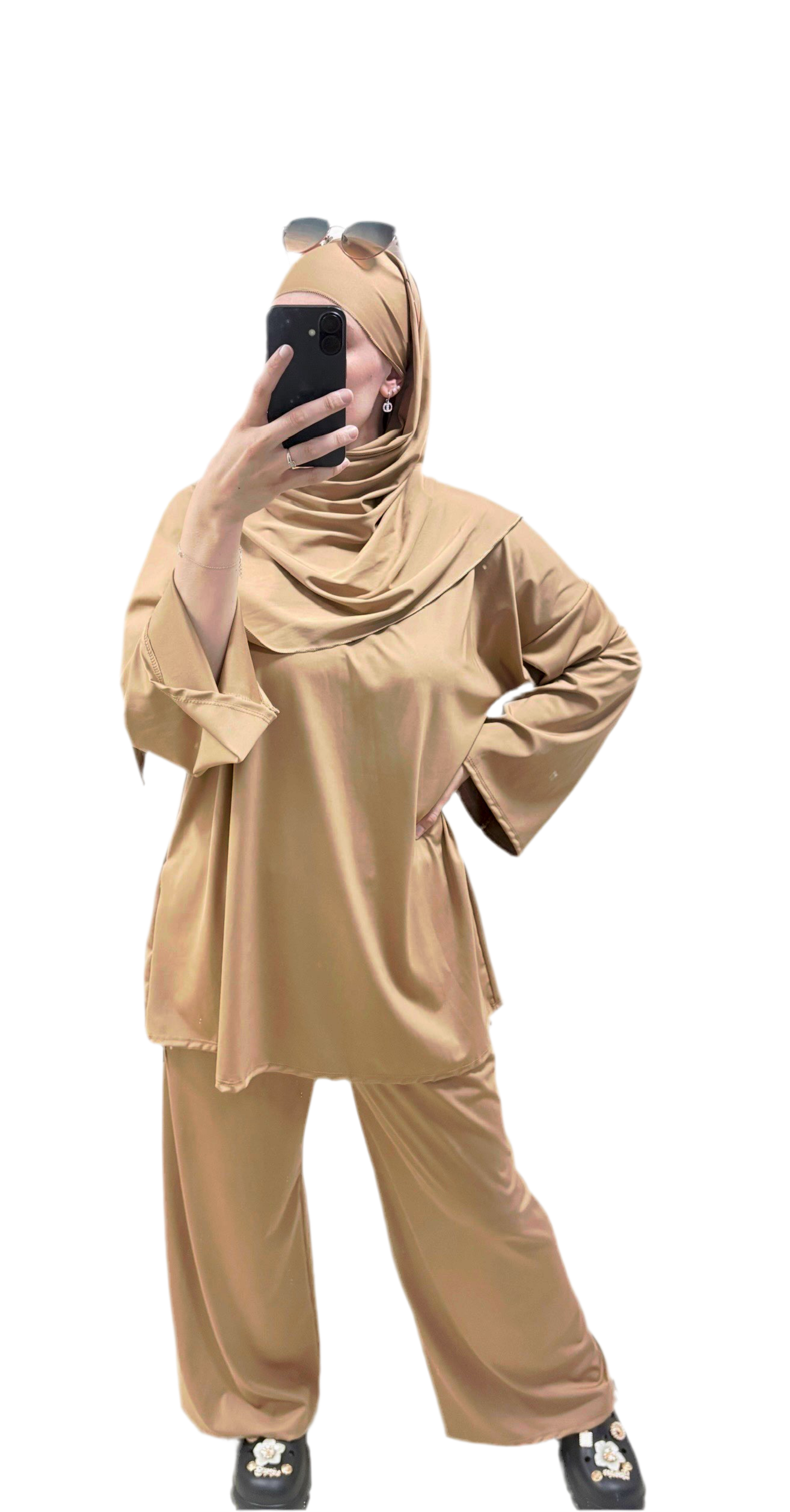 Burkini 3 pièces camel 🤎