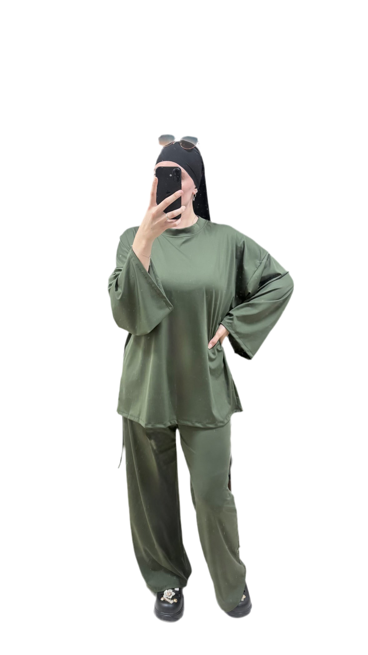 Burkini 2 pièces sans voile 💚