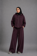 Ensemble jogging oversize chocolat