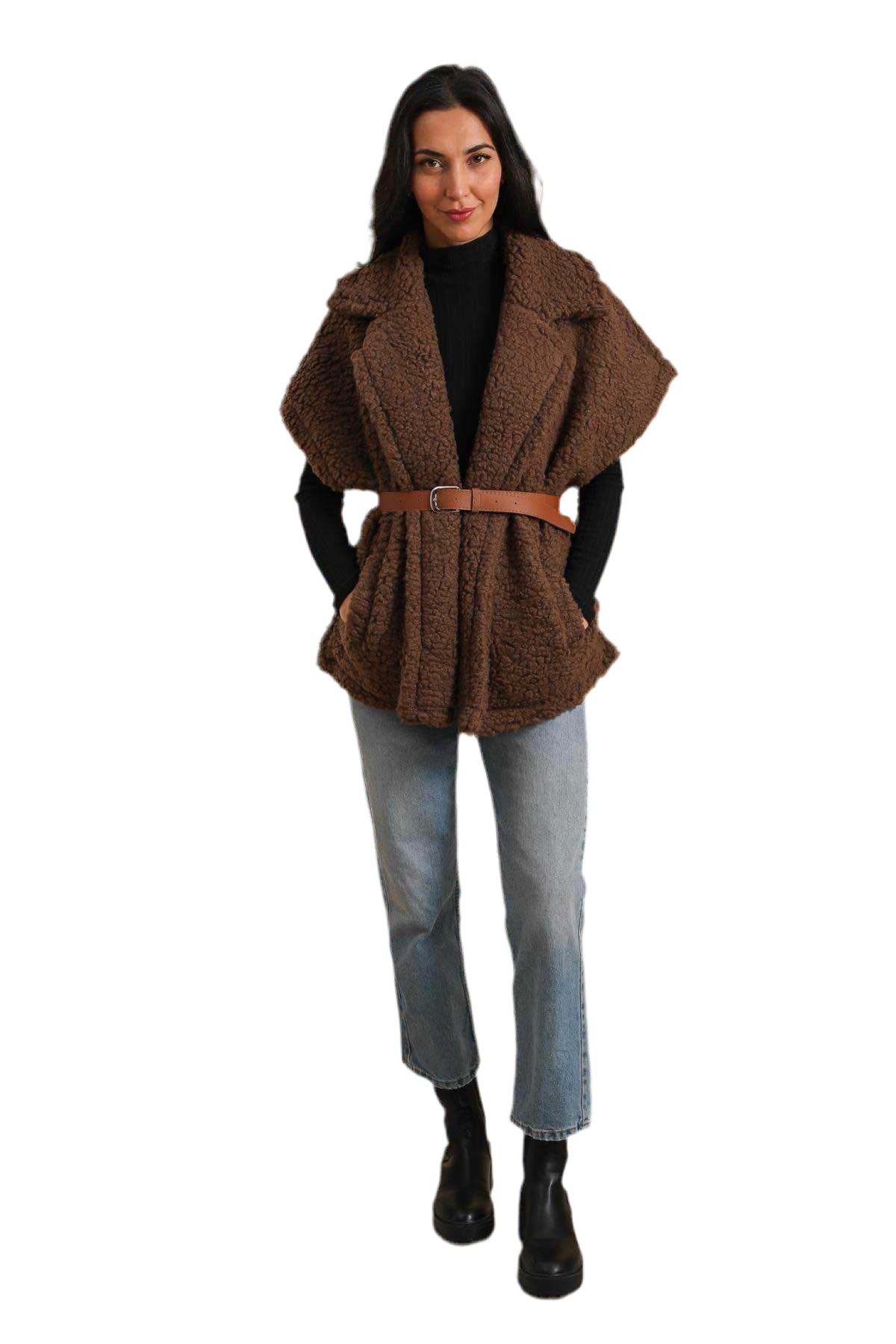 NEW : Veste moumoute mi longue 🤎