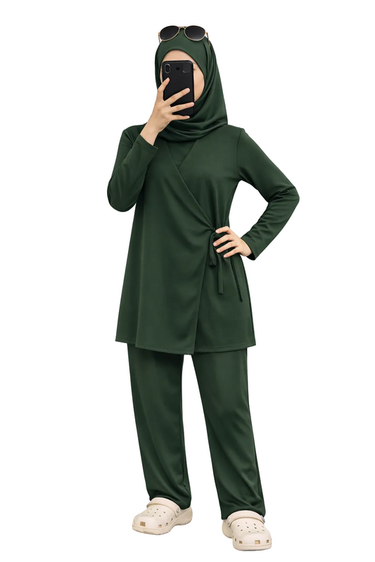 Burkini Zahira 3 pièces cache cœur