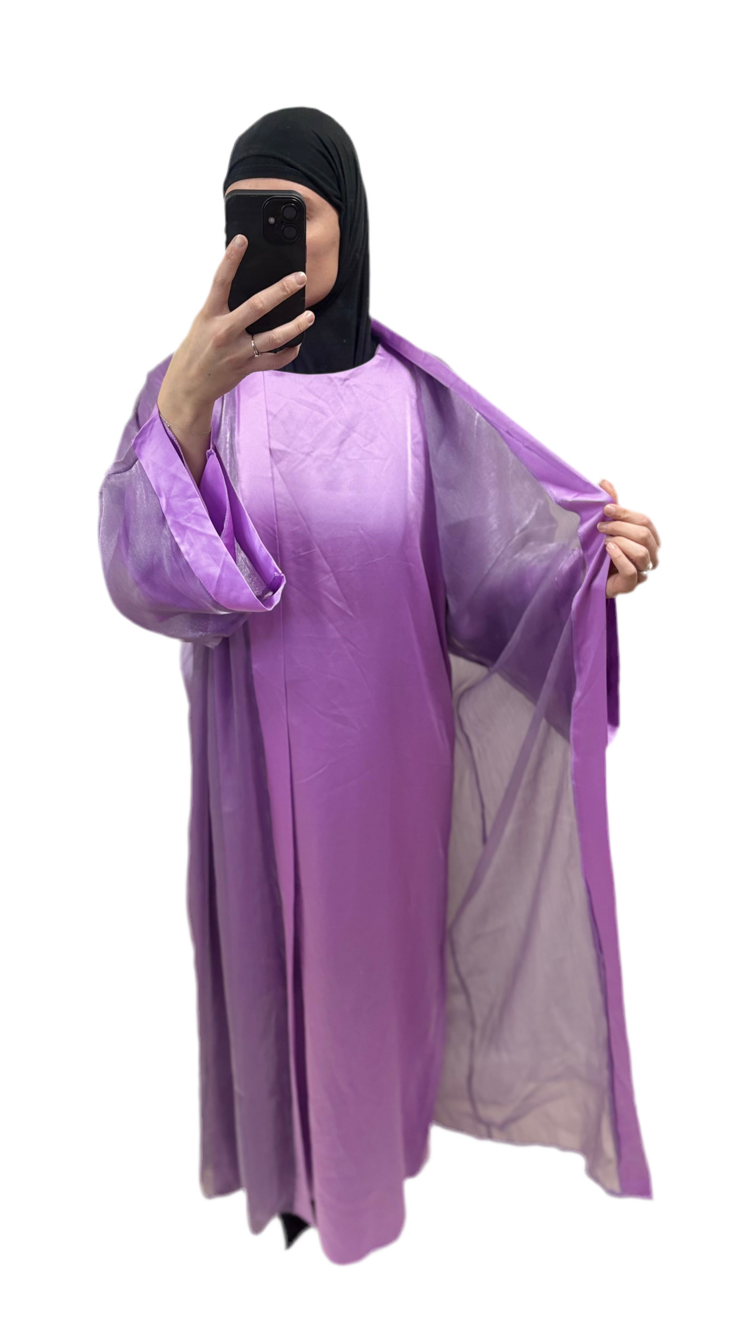 Ensemble abaya kimono Aïcha 💜