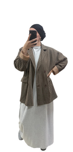 NEW : Veste blazer rayures épais oversize 🤎