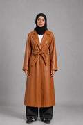 Trench long simili Ranel