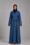 Robe coton effet jean foncé Aïcha