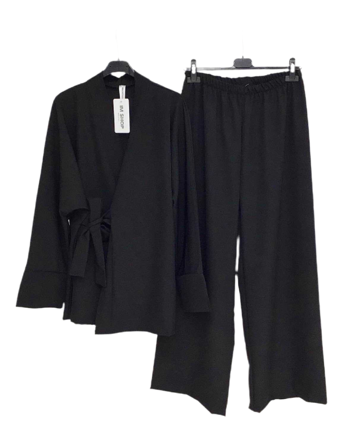 Ensemble Kimono Pantalon — Noir 🖤