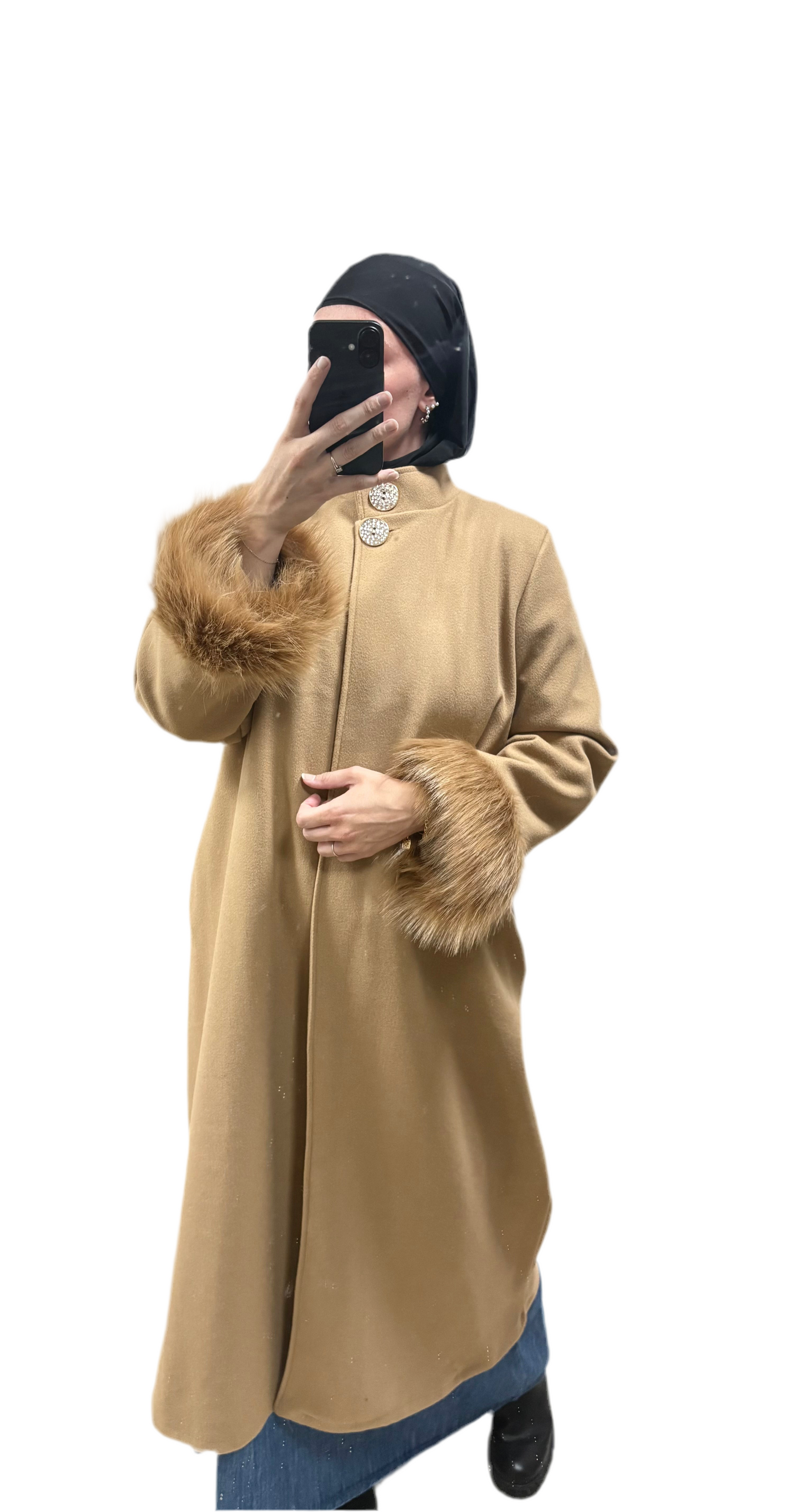 NEW : Manteau long fourrure Gold 🤎