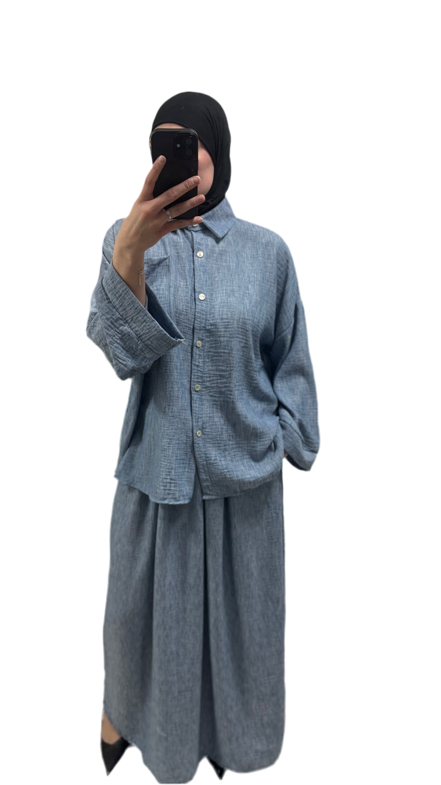 Ensemble jupe Stella - Bleu 💙