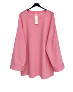 Teeshirt Uni Oversize Premium Coton rose 🩷