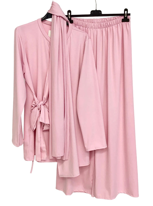 Burkini Santorini 3 pièces Rose Pale