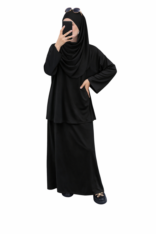 Burkini Doha jupe avec legging 3 pièces